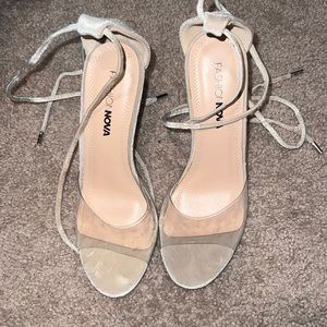 Lace up heels
